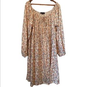 Vibe Sportswear Long Sleeve Floral Dress